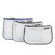 variant:41163104747565 Travelon- Set of 3 Assorted Piped Pouches Cool Tones