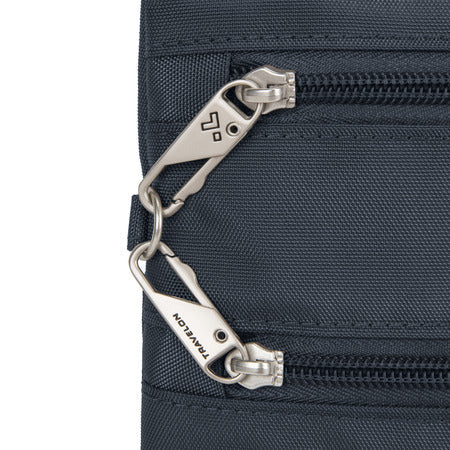 variant:41193719070765 travelon Slim Double Zip Crossbody - Midnight