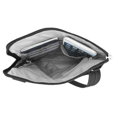 variant:41193719103533 travelon Slim Double Zip Crossbody - Black