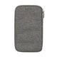 variant:41193727098925 travelon RFID Blocking Family Passport Zip Wallet - Gray Heather