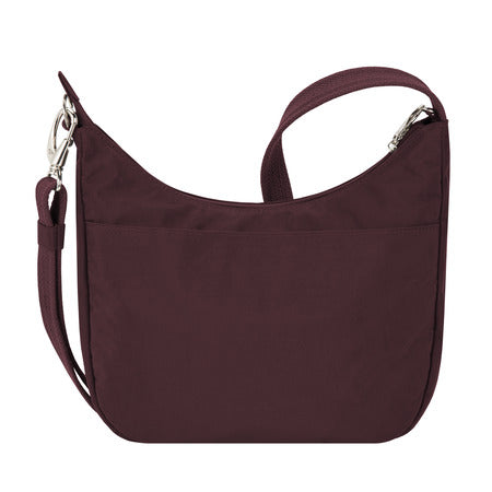 variant:41193742073901 travelon East/West Small Hobo - Dark Bordeaux