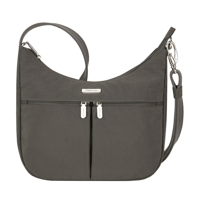 variant:41193742172205 travelon East/West Small Hobo - Smoke