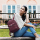 variant:41193742860333 travelon Small Backpack - Dark Bordeaux