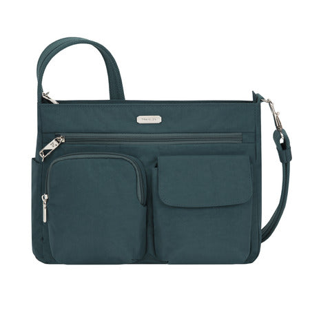 variant:41193744203821 travelon pocket crossbody - Peacock