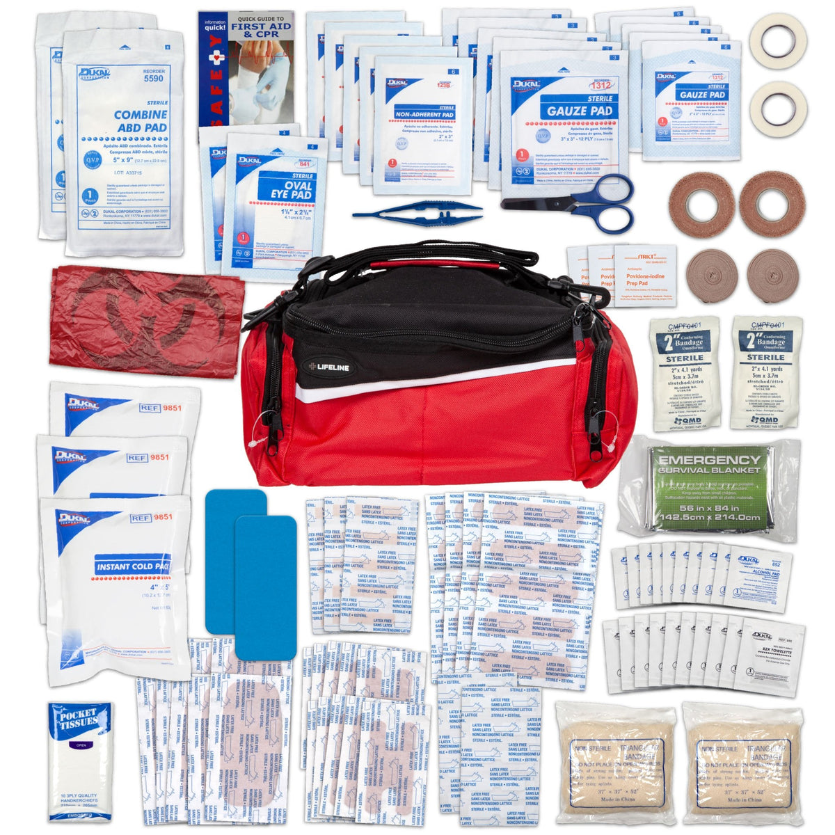 Lifeline Team Sports Coach First Aid Kit - 134 Piece