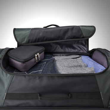 variant:41597926146093 samsonite 2 22 wheeled duffle - Moss Green/Black