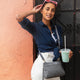 variant:41193721397293 Travelon - Anti-Theft BoHo Clutch Crossbody - Gray