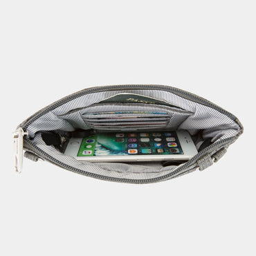 variant:41193721397293 Travelon - Anti-Theft BoHo Clutch Crossbody - Gray