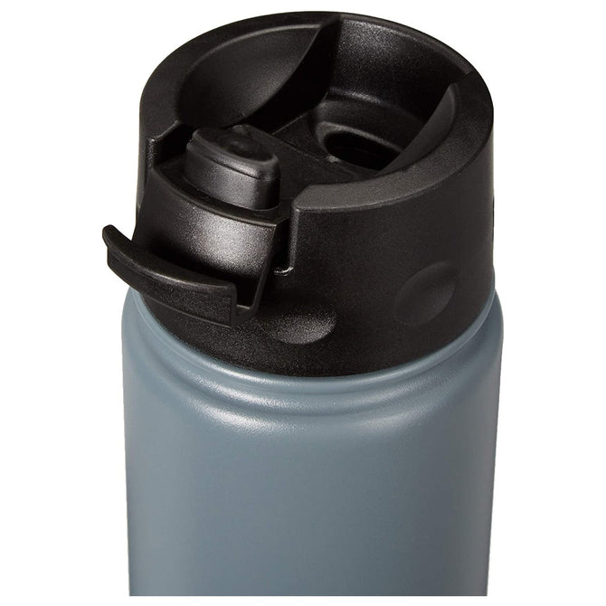 variant:40666872315949 FIFTY/FIFTY 20oz Insulated Bottle with Wide Mouth Flip Lid - Slate Grey