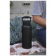 variant:40666872709165 Fifty/Fifty 34oz Insulated Bottle with Wide Mouth 3-Finger Lid - Matte Black