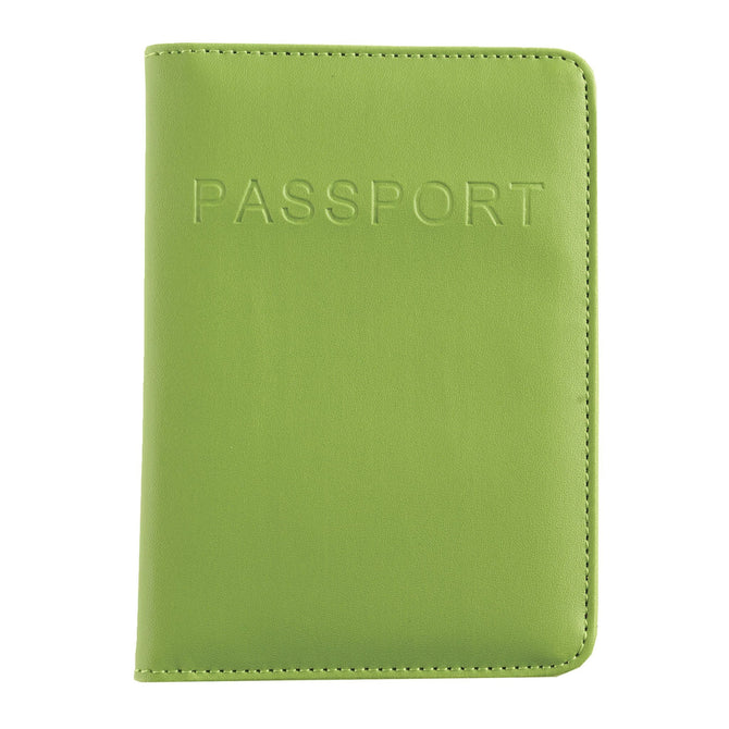 variant:40378548748333 Smooth Trip RFID Blocking Passport Wallet - Green