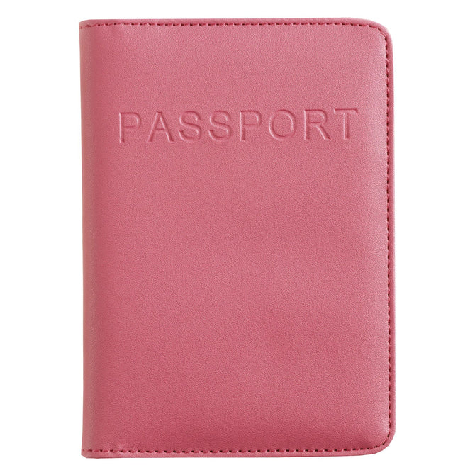 variant:40378548813869 Smooth Trip RFID Blocking Passport Wallet - Pink