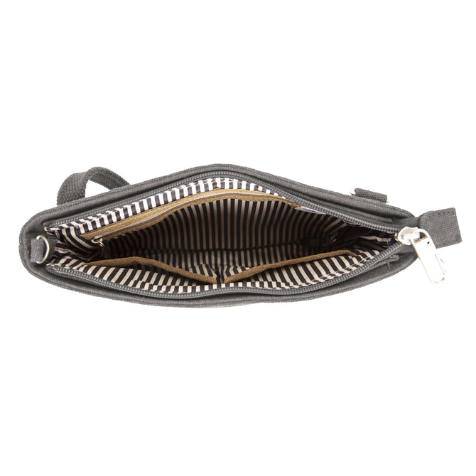 variant:41193688563757 Anti-Theft Heritage Small Crossbody - Pewter