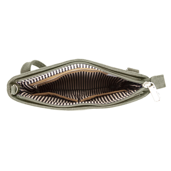 variant:41193688629293 Anti-Theft Heritage Small Crossbody - Sage