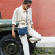 variant:41193688596525 Anti-Theft Heritage Small Crossbody - Indigo