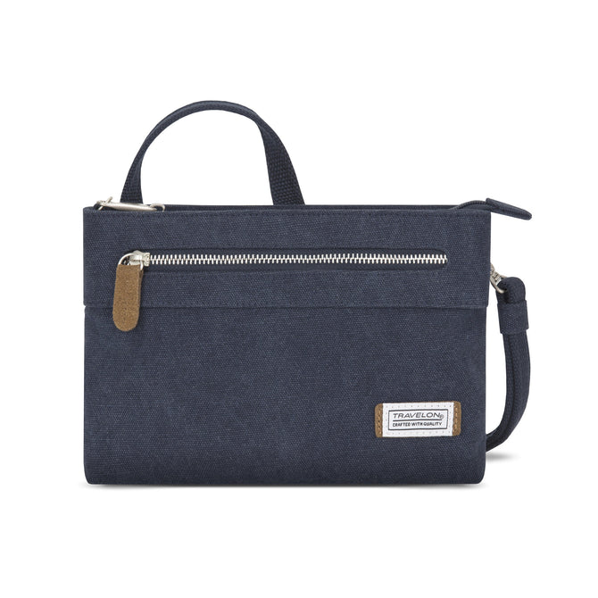 variant:41193688596525 Anti-Theft Heritage Small Crossbody - Indigo