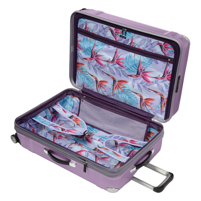 variant:41685993422893 RBH Rodeo Drive 2.0 Hardside Large Checked Spinner Luggage - Lilac