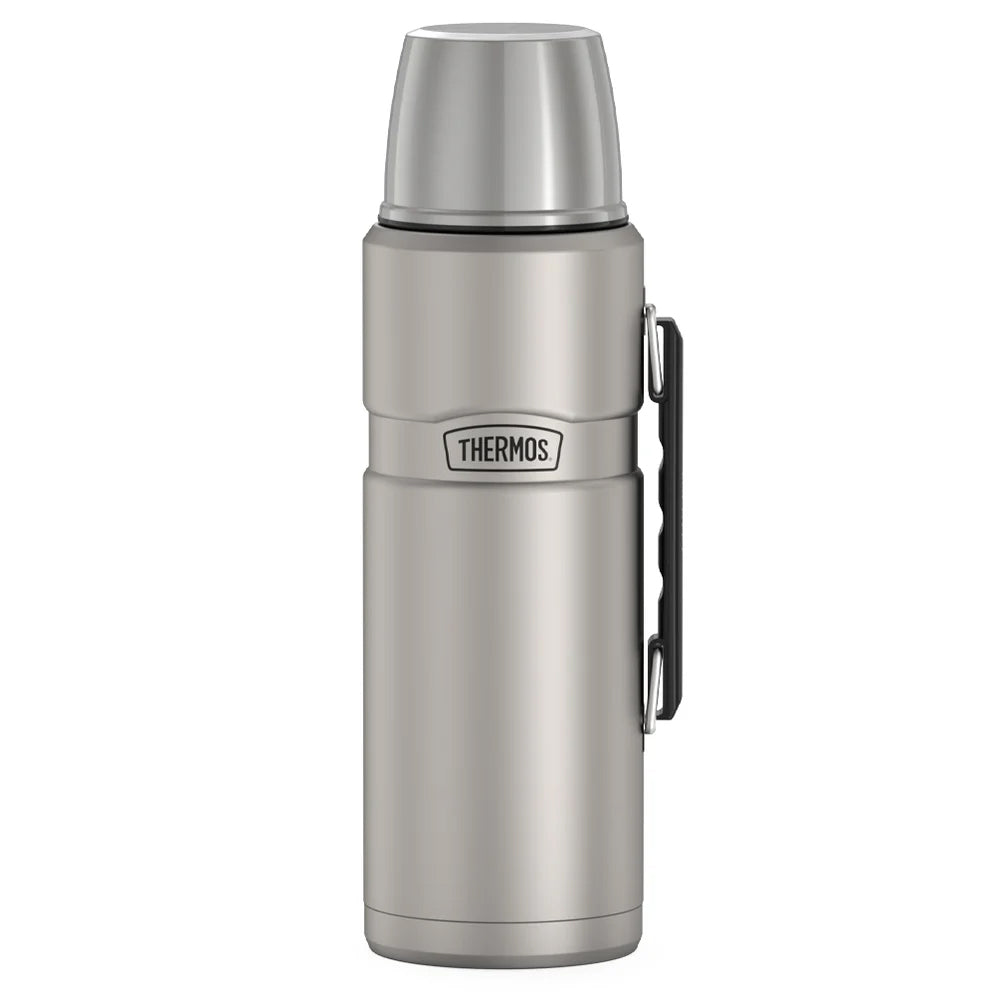 variant:43981587415085 2 L Stainless Steel Beverage Bottle - Matte Stainless Steel 