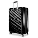 variant:41685997289517 RBH Melrose Hardside Large Checked Spinner Luggage - Black
