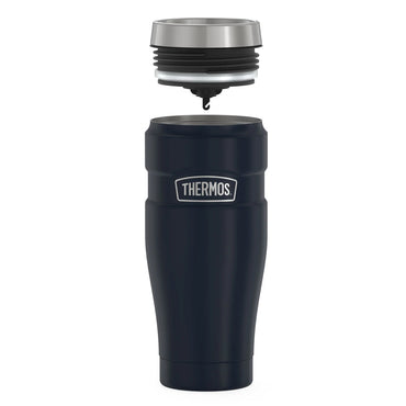 variant:43981586006061 16 oz Stainless Steel  Travel Tumbler - Matte Midnight Blue