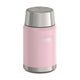variant:43981562216493 24 oz Stainless Steel Food Jar w Spoon - Sunset Pink