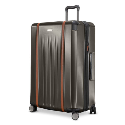 variant:41691520237613 RBH Montecito 2.0 Large Checked Spinner Luggage - Graphite