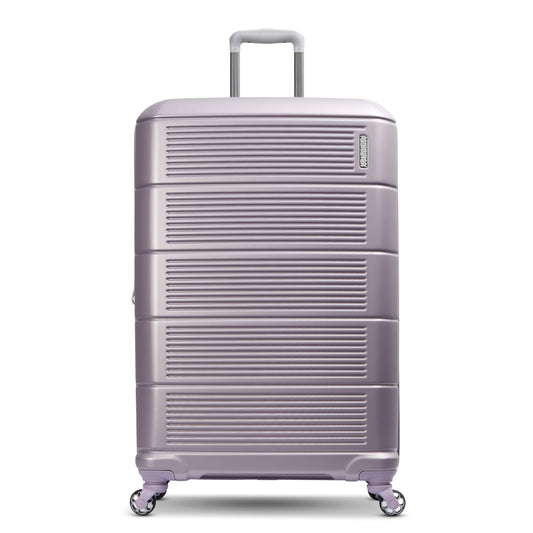 variant:43080090058797 Stratum 2.0 28" Spinner Hardside Large Checked - Purple