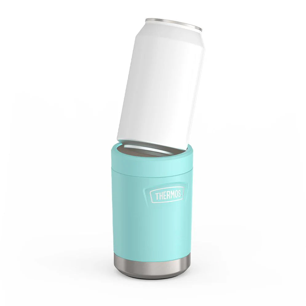 variant:43981577388077 Stainless Steel Beverage Can Insulator - Sea Green