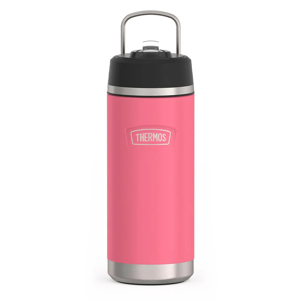 variant:43981582696493 Thermos 18oz ICON KIDS WATER BOTTLE WITH STRAW LID - Pink