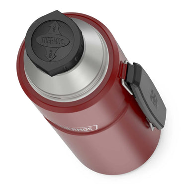 variant:43981586268205 40 oz. Stainless Steel Beverage Bottle - Matte Red