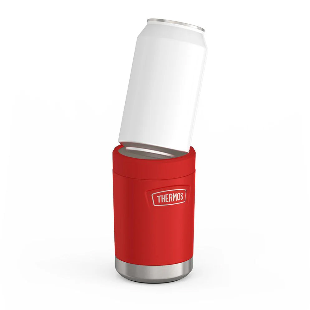 variant:43981577355309 Stainless Steel Beverage Can Insulator - Crimson