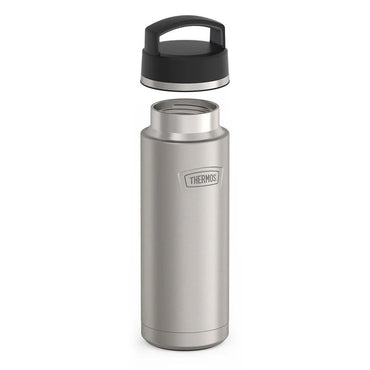 variant:43981583024173 24oz Icon Stainless Steel Water Bottle w Screw Top - Matte Stainless Steel