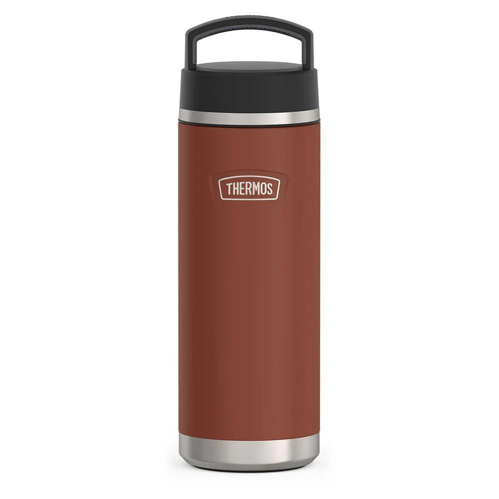 variant:43981583122477 24oz Icon Stainless Steel Water Bottle w Screw Top - Saddle