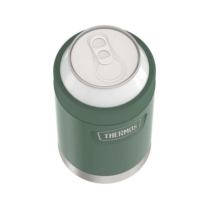 variant:43981577486381 Stainless Steel Beverage Can Insulator - Alpine Green