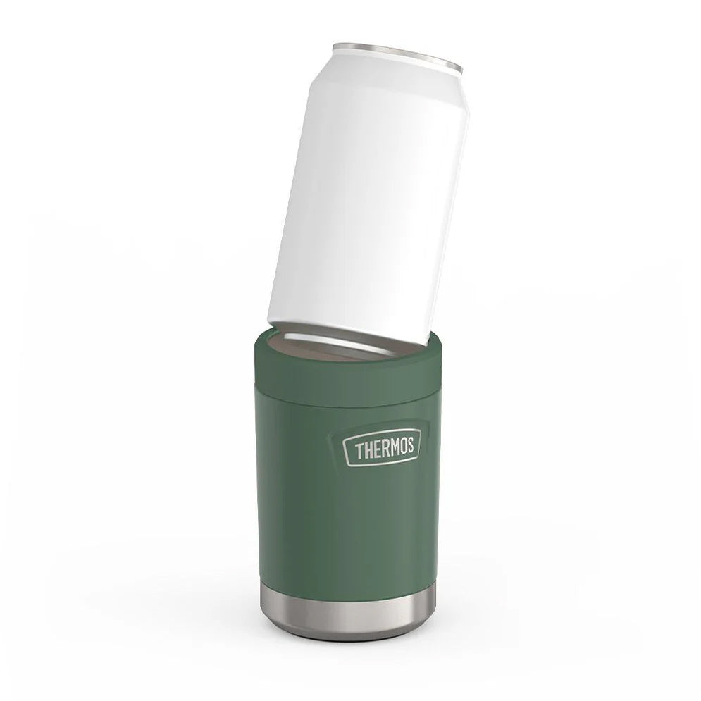 variant:43981577486381 Stainless Steel Beverage Can Insulator - Alpine Green