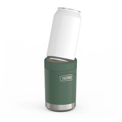 variant:43981577486381 Stainless Steel Beverage Can Insulator - Alpine Green