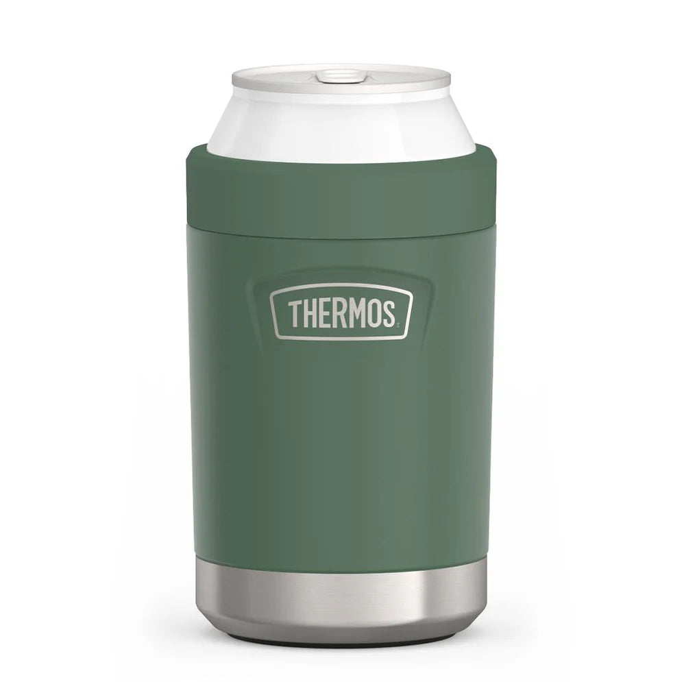 variant:43981577486381 Stainless Steel Beverage Can Insulator - Alpine Green