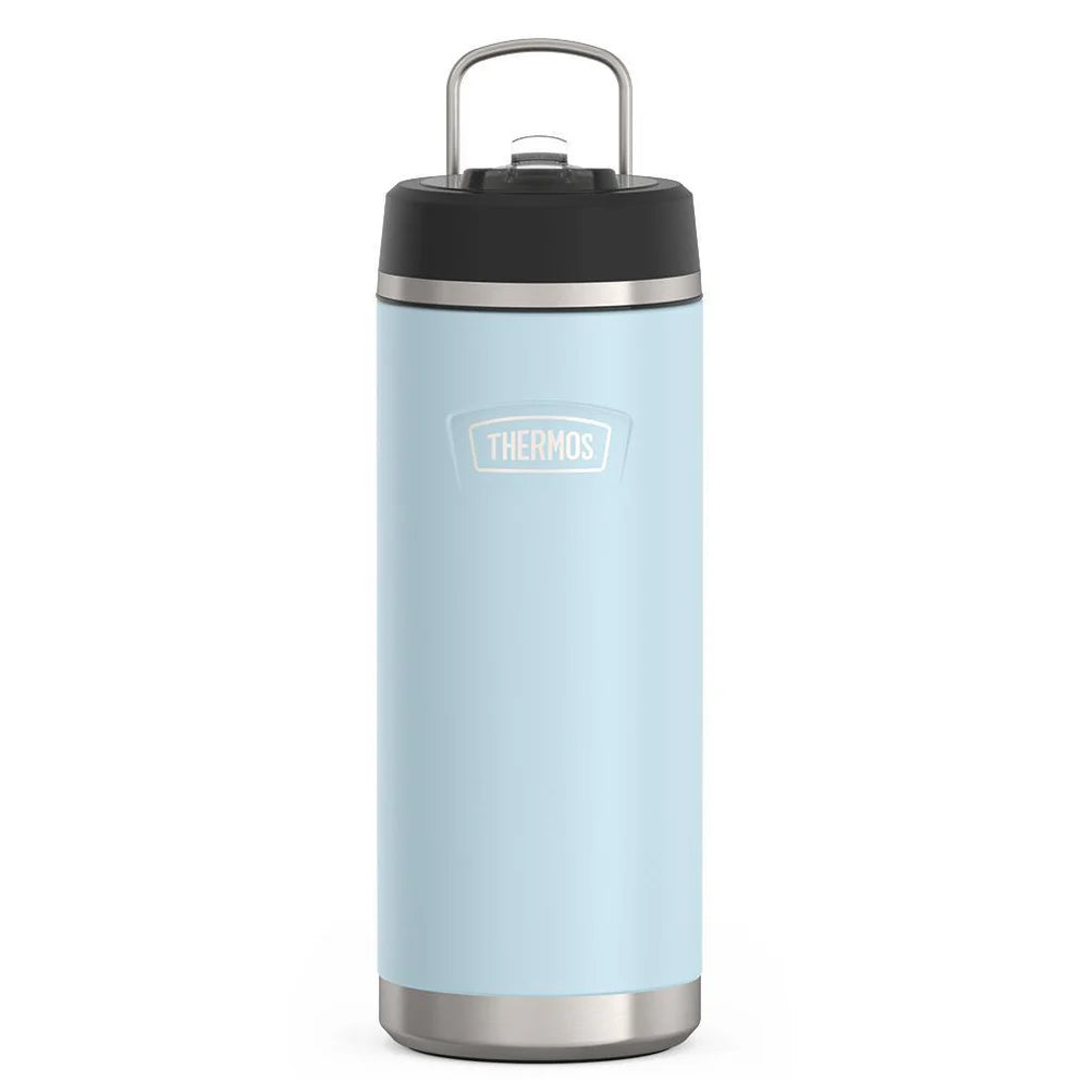 variant:43981583810605 32 oz Stainless Steel Water Bottle w Straw Lid - Glacier