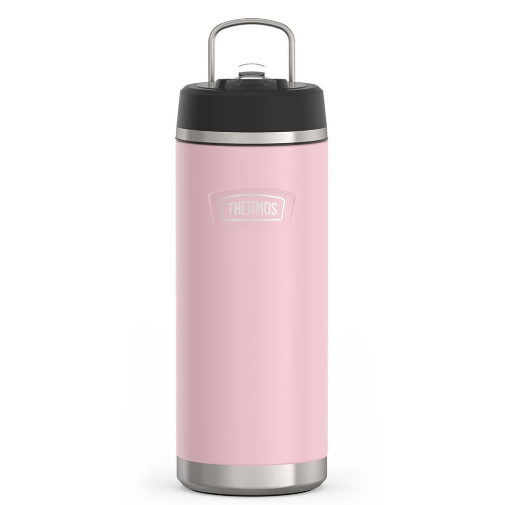 variant:43981583843373 32 oz Stainless Steel Water Bottle w Straw Lid - Pink