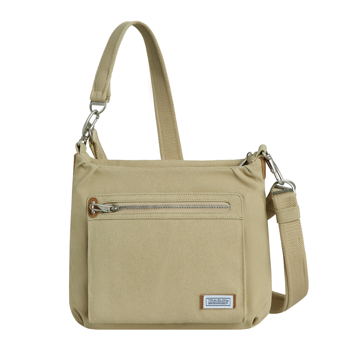 variant: 43452758589485 Travelon Heritage Anti-Theft Hobo - Natural
