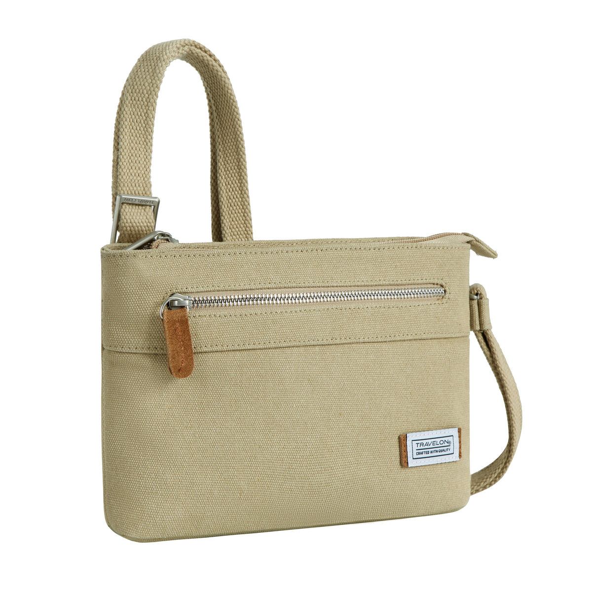 variant:43452759081005 Anti-Theft Heritage Small Crossbody - Natural