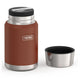 variant:46529430388928 24 oz Stainless Steel Food Jar w Spoon - Saddle
