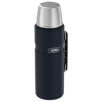variant:43981587382317 2 L Stainless Steel Beverage Bottle - Matte Midnight Blue