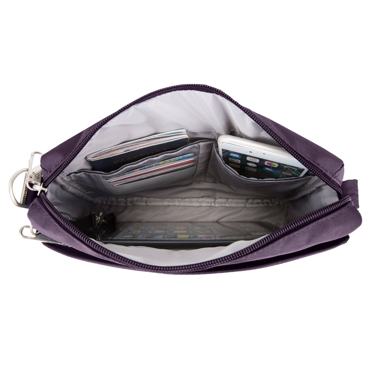 variant:43452757737517 Travelon Anti Theft Classic Small E W - Purple