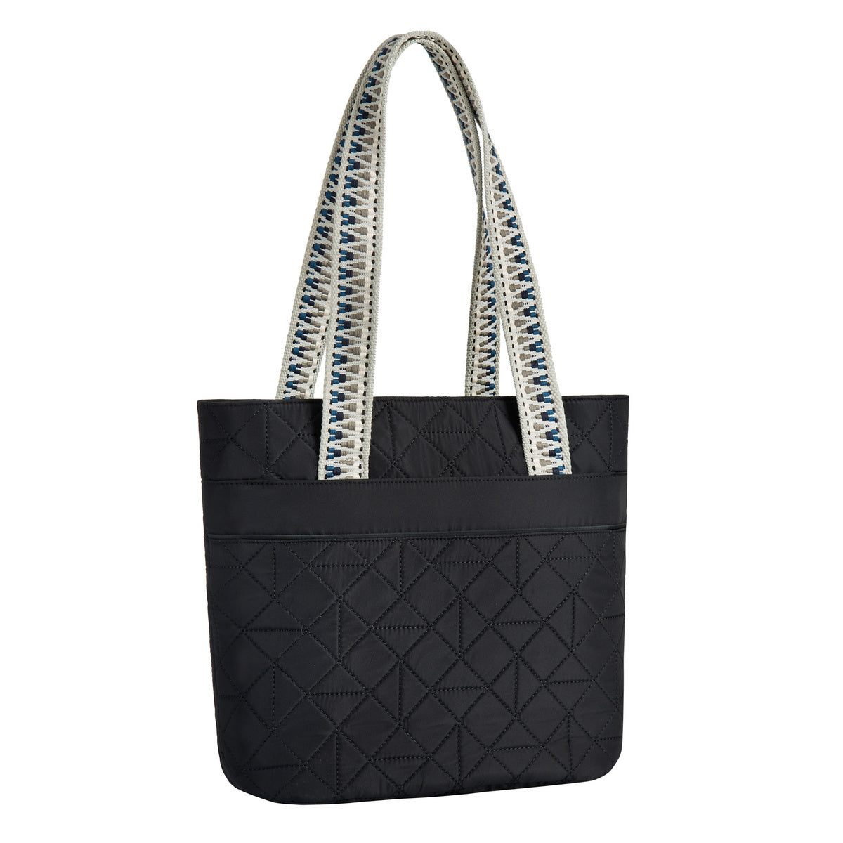 variant:42099030294573 travelon tote - Black Boho