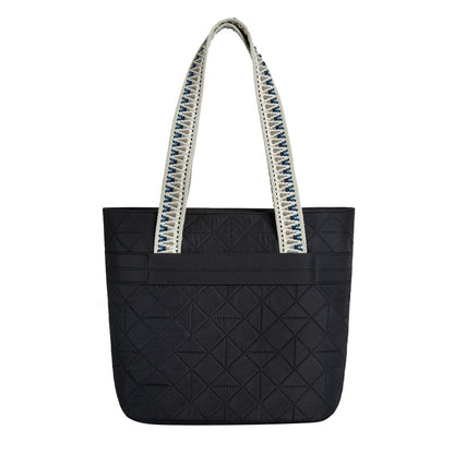 variant:42099030294573 travelon tote - Black Boho