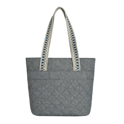 variant:42099030229037 travelon tote - Gray Boho
