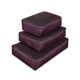 variant:46346289479872 travelon World Travel Essentials Set of 3 Soft Packing Cubes Blackberry