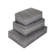variant:46346289545408 travelon World Travel Essentials Set of 3 Soft Packing Cubes Gray Heather