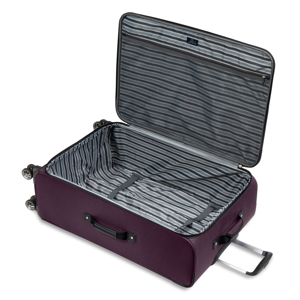 variant:43072237043757 Epic Softside Large Check - Plum